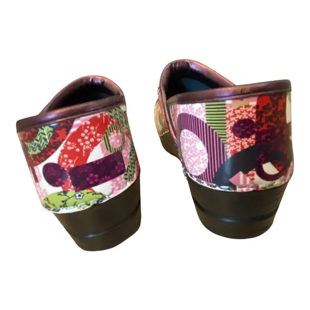 Koi by Sanita Professional Nurse Clogs Women’s EU 35 Colorful Patent Leather